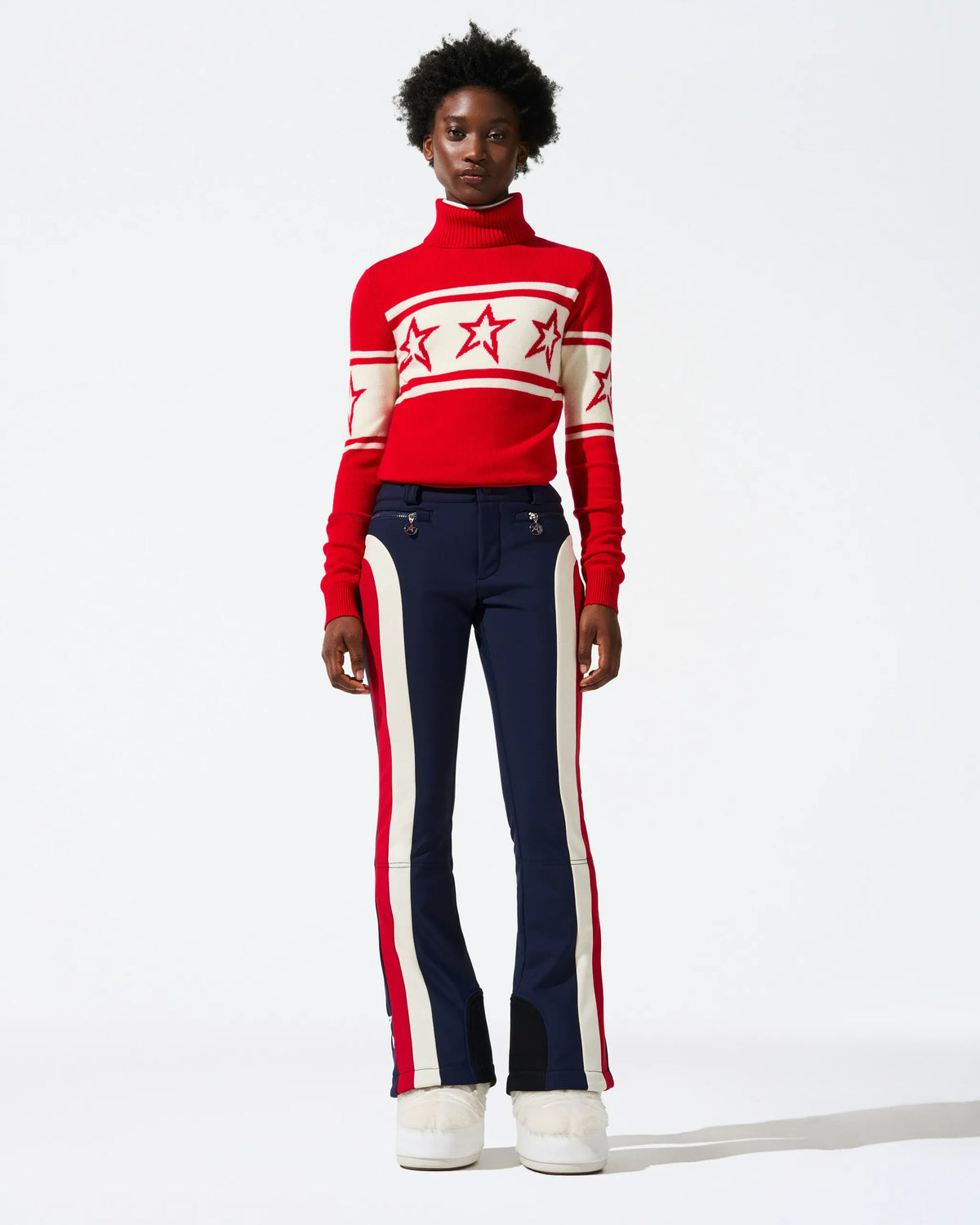 Navy, White & Red