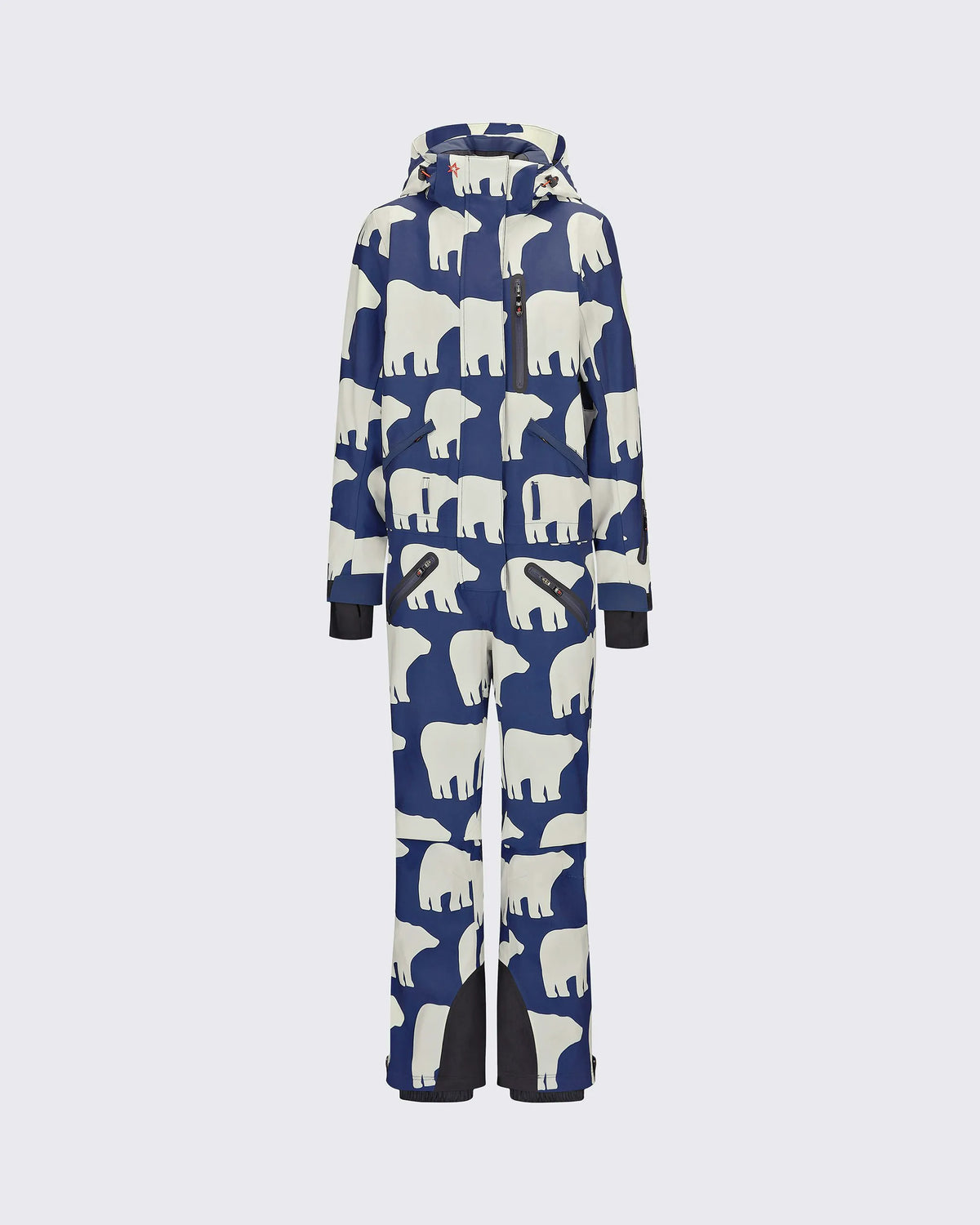 Navy & White - Bear Print