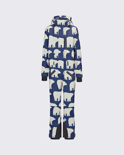 Navy & White - Bear Print