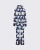 Navy & White - Bear Print