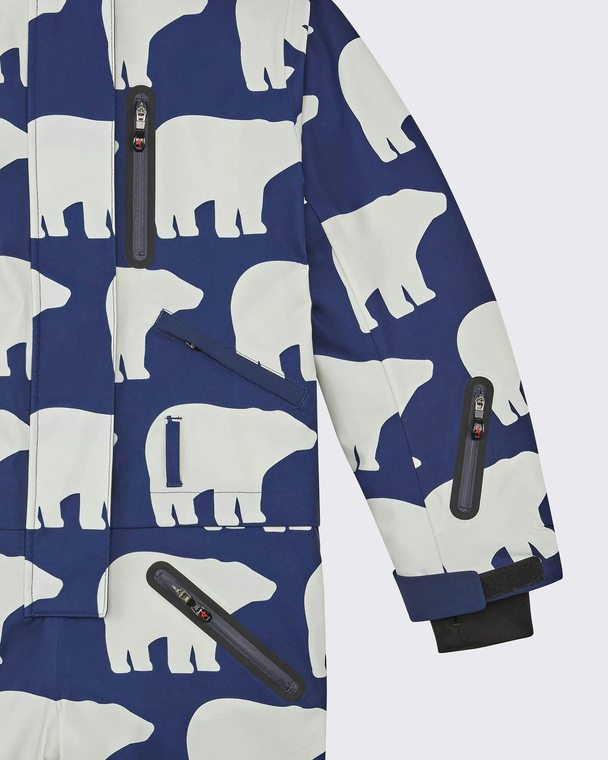 Navy & White - Bear Print