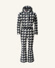 Houndstooth - Black,Snow White