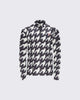 Houndstooth - Black,Snow White