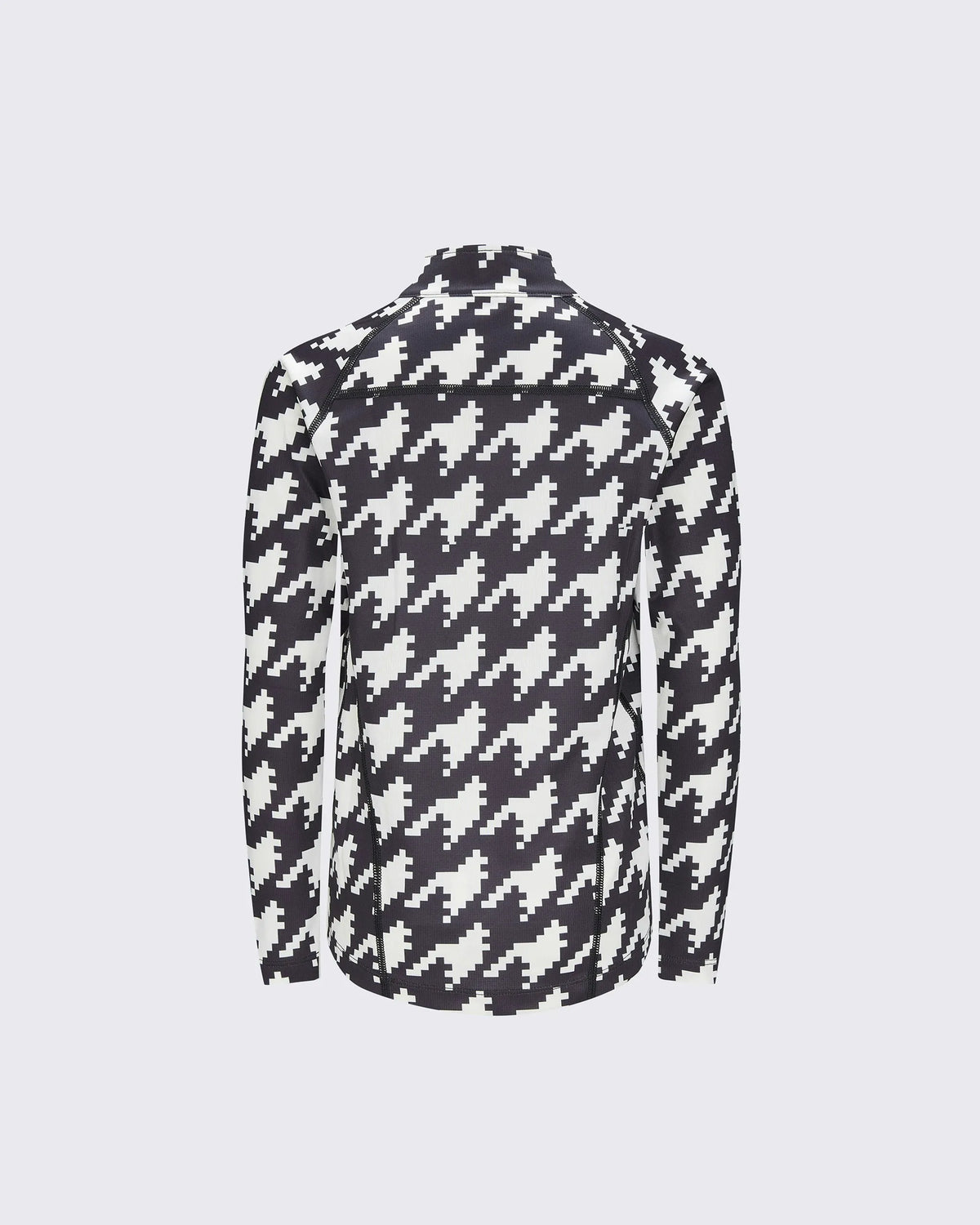 Houndstooth - Black,Snow White