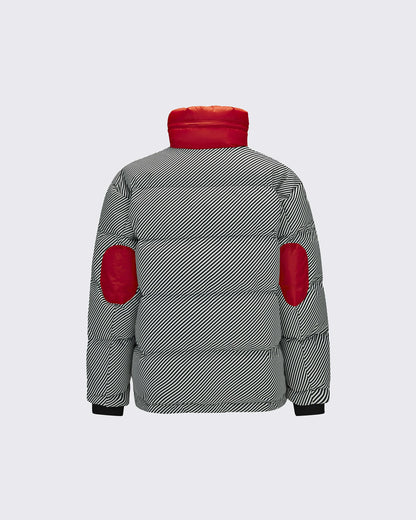 Pin Stripe - Black,Snow White