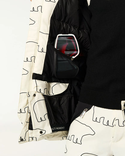 White & Black - Bear Print