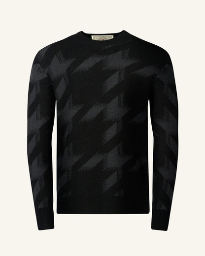 Black Houndstooth