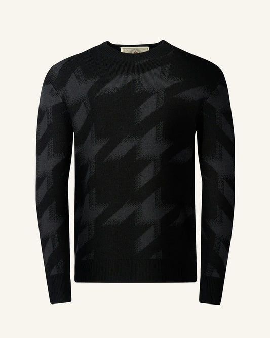 Black Houndstooth