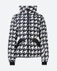 Houndstooth - Black,Snow White