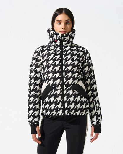 Houndstooth - Black,Snow White