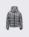 Houndstooth - Black,Snow White