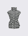 Black & White - Houndstooth Print