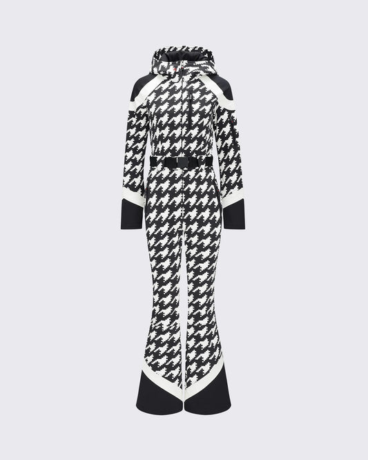 Houndstooth - Black,Snow White
