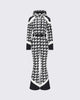 Houndstooth - Black,Snow White