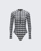 Black & White - Houndstooth Print