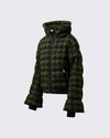 Houndstooth - Dark Green,Black
