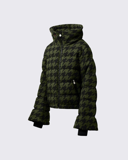 Houndstooth - Dark Green,Black