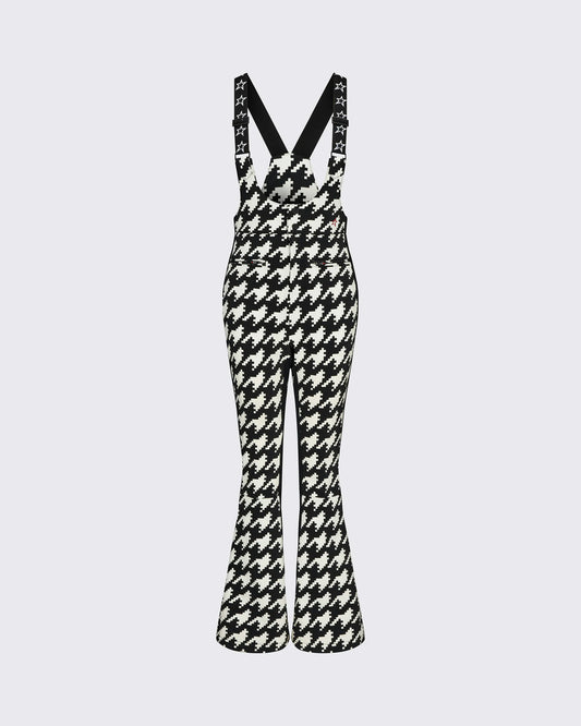 Houndstooth - Black,Snow White