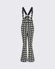Houndstooth - Black,Snow White