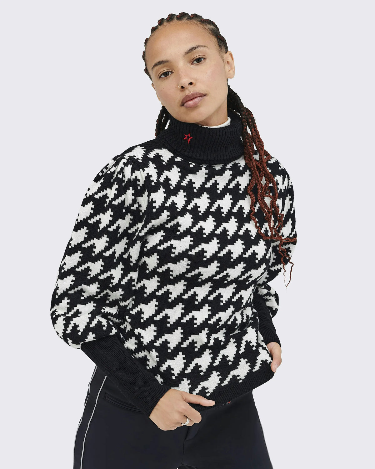 Black & White - Houndstooth Print