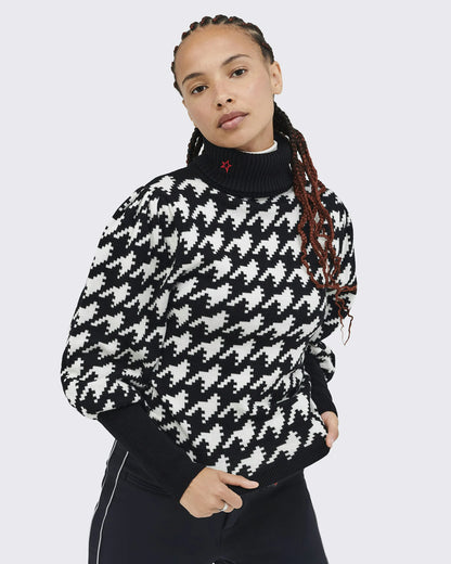 Black & White - Houndstooth Print