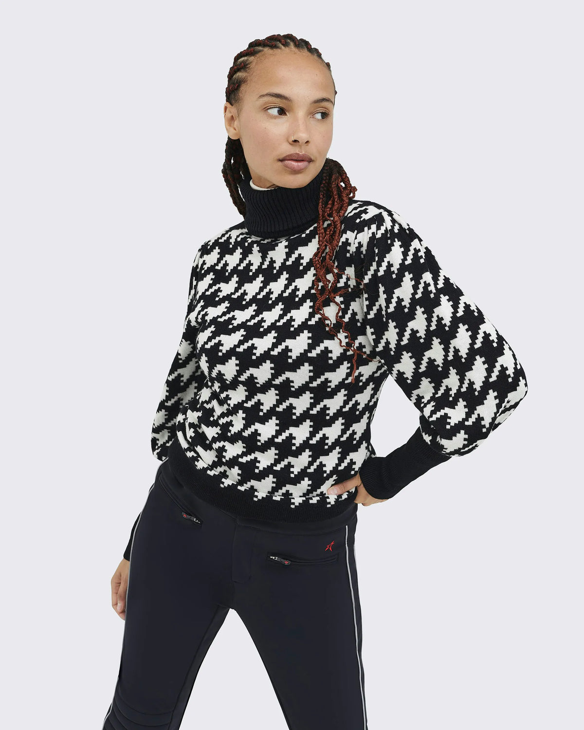 Black & White - Houndstooth Print