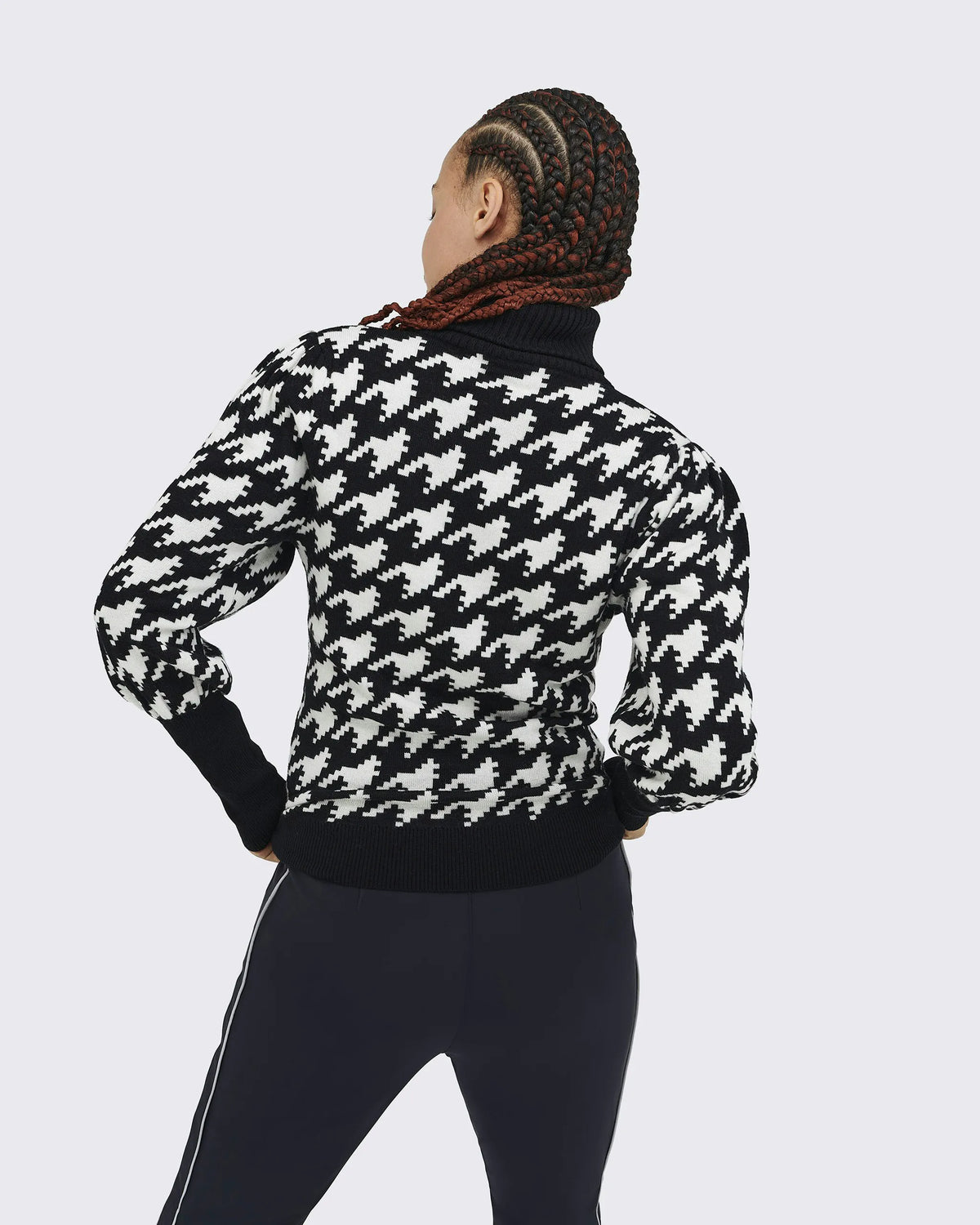Black & White - Houndstooth Print