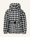 Houndstooth - Black,Snow White