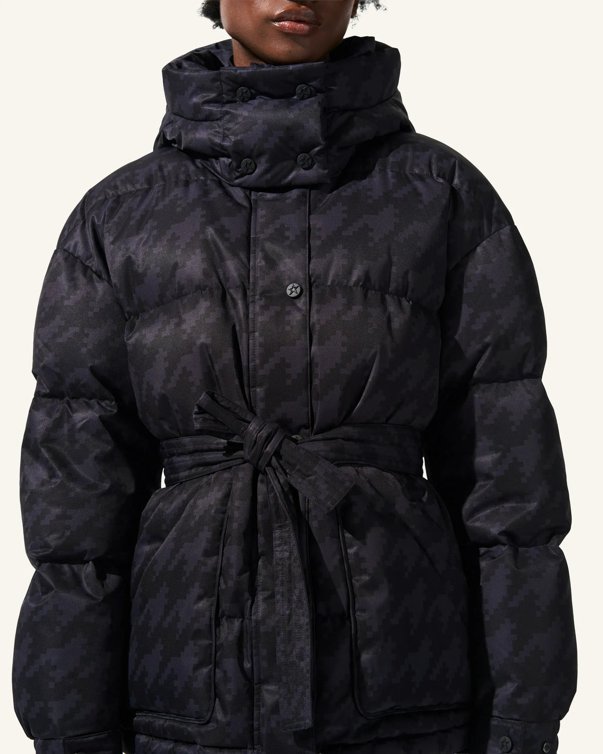 Black Houndstooth