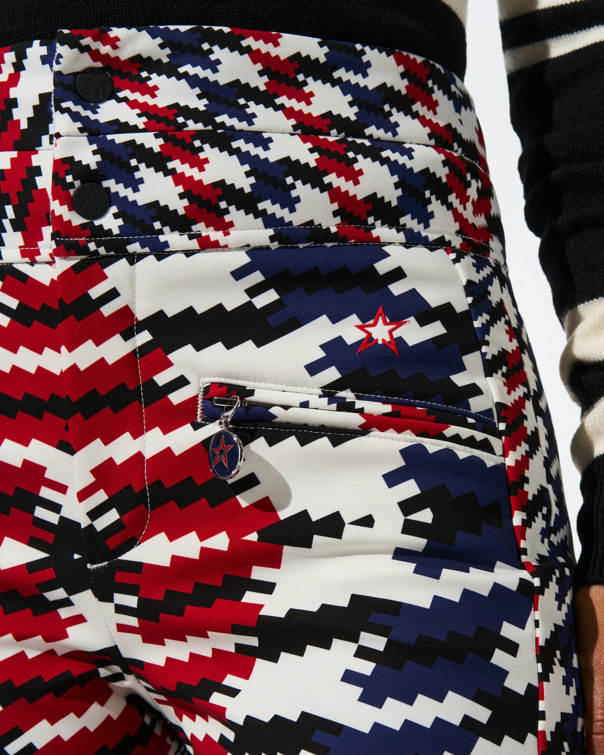 Red Twisted Houndstooth