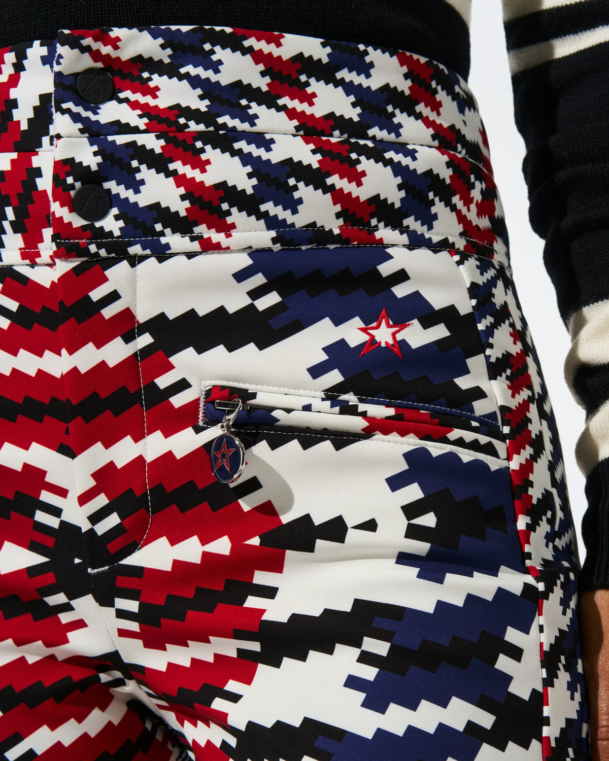 Red Twisted Houndstooth