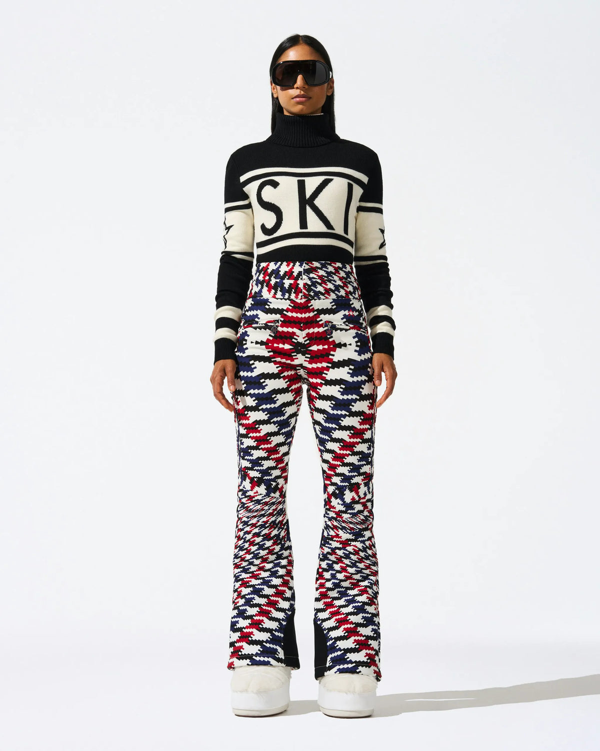 Red Twisted Houndstooth