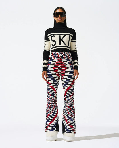 Red Twisted Houndstooth