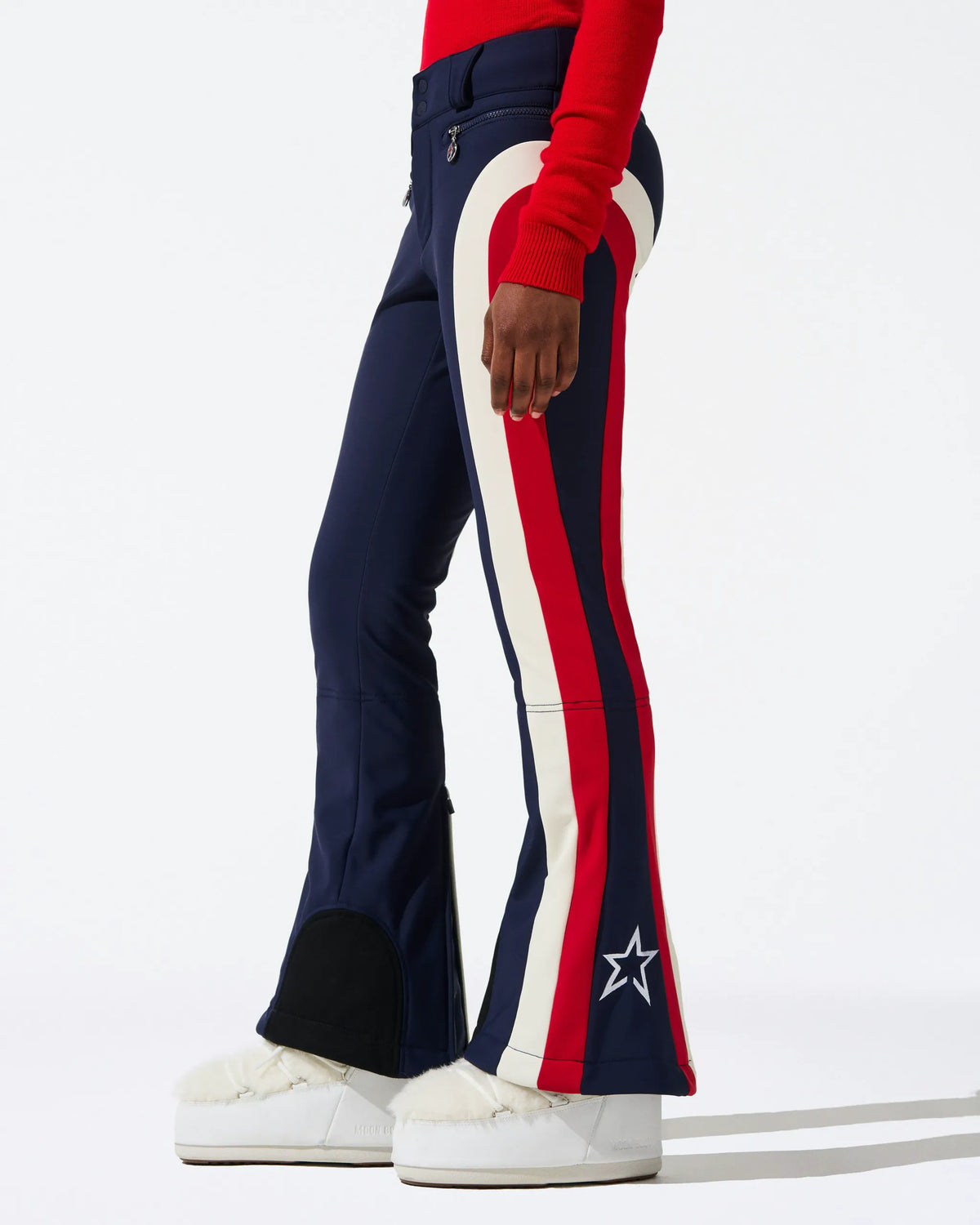 Navy, White & Red