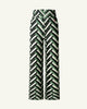Waffle Print Green