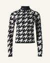 Black & White - Houndstooth Print