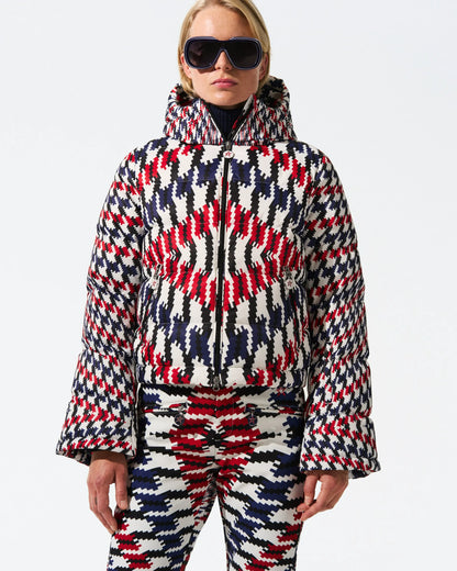 Red Twisted Houndstooth