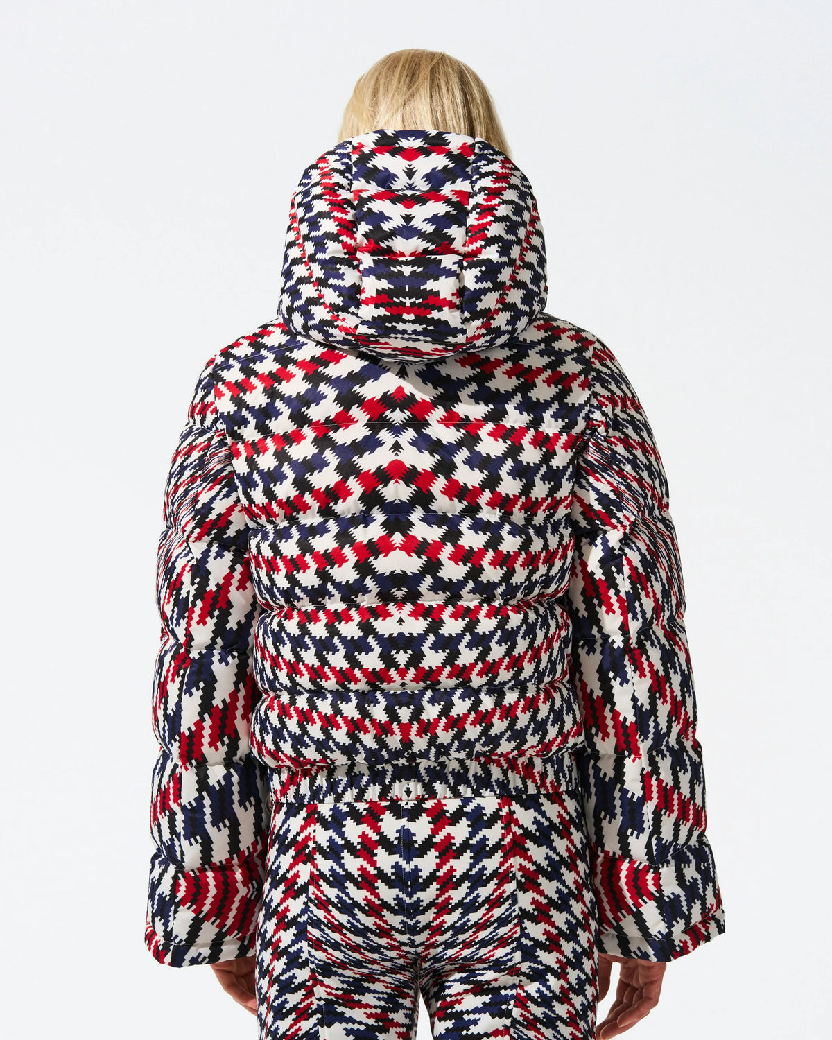 Red Twisted Houndstooth