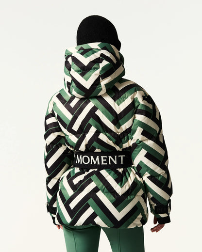 Waffle Print Green
