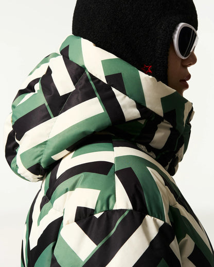 Waffle Print Green