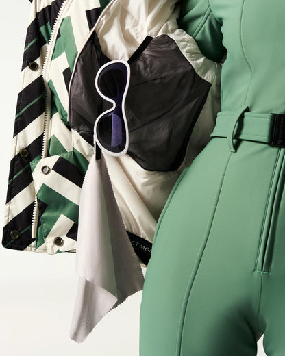 Waffle Print Green