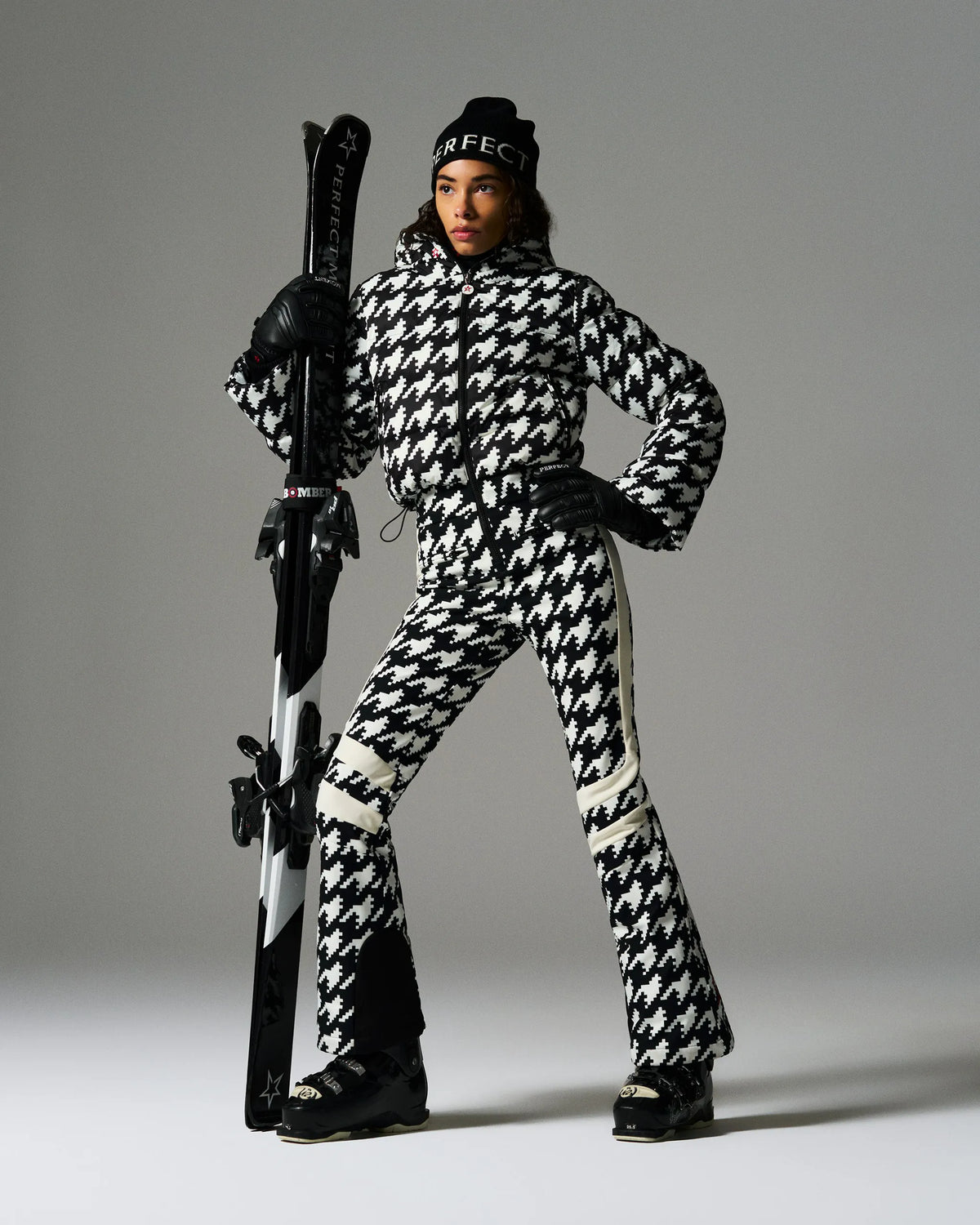 Black & White - Houndstooth Print