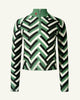 Waffle Print Green