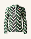 Waffle Print Green