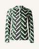 Waffle Print Green