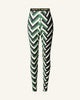 Waffle Print Green
