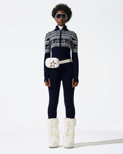 Navy & White