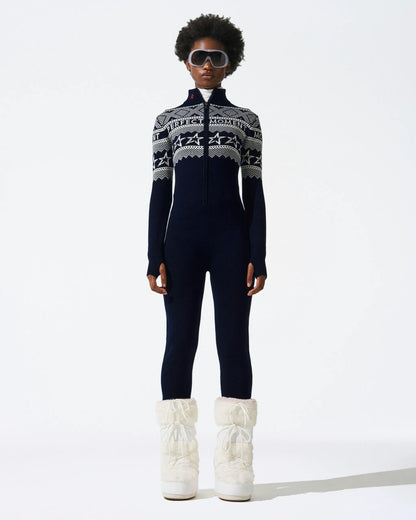 Navy & White