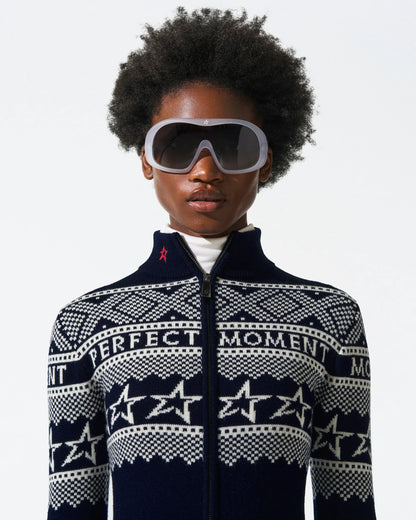 Navy & White