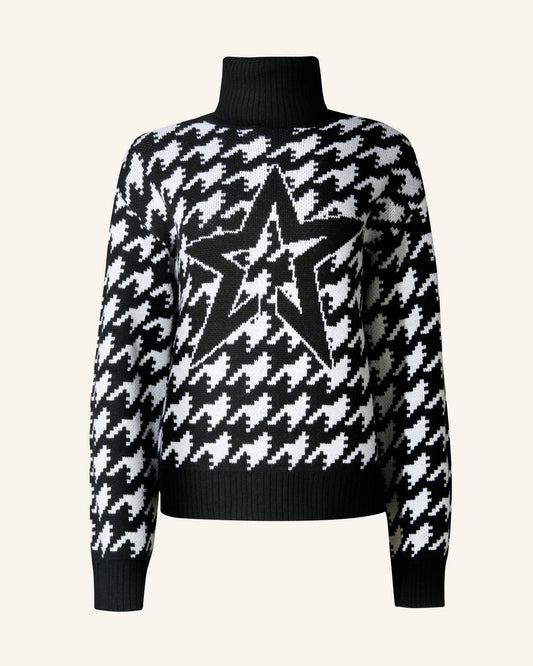 Black & White - Houndstooth Print